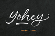 Yohey, a Script Font by Franstudio (Thumbnail 1 of 9)