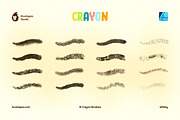 Joyful Crayon Affinity Brushes, a Brush Add-On by brushapes.com (Thumbnail 8 of 10)