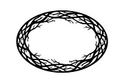 Hand Drawn Oval Scribble Frames, an Illustration by Gfx_Store (Thumbnail 8 of 51)