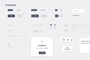 CRM Wireframe Kit