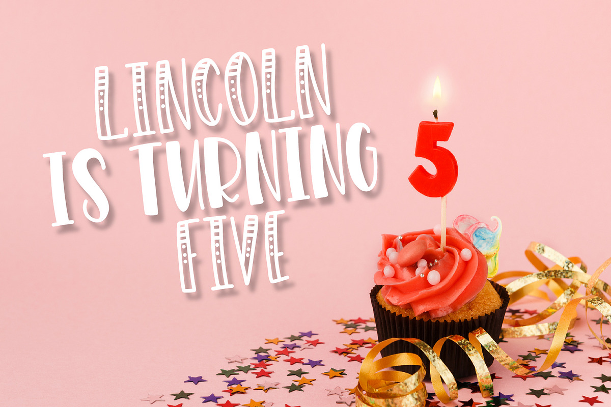 Merrymaking - a font with 4 styles! preview 6