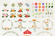 Floral & Birdy Pack, a Decorative Illustration by SasiHouse (Thumbnail 2 of 2)