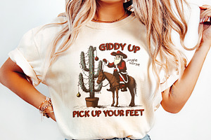 Giddy Up Jingle Horse PNG Digital