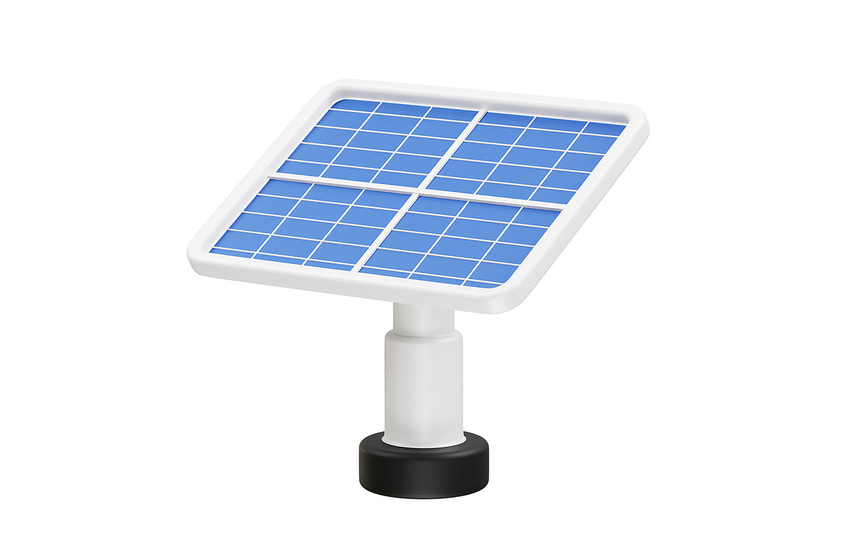 Solar power station panel icon, an Object Illustration by fahad121