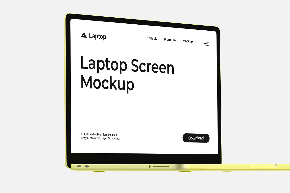 Laptop Macbook Screen Mockup Bundle, a Mac Mockup by graphypix (Photo 5 of 14)