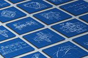 100 Blueprint Technology Brushes, a Brush Add-On by xresch (Thumbnail 2 of 13)