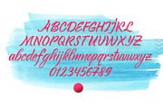 Youth Touch ©, a Script Font by Herofonts (Thumbnail 2 of 5)