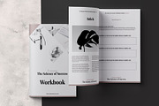 E-course Workbook InDesign Template, a Magazine Template by 3.14&Co (Thumbnail 1 of 12)