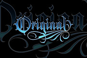 Gangsta Typeface | Tattoo Fonts, a Blackletter Font by Muntab_Art (Thumbnail 2 of 7)
