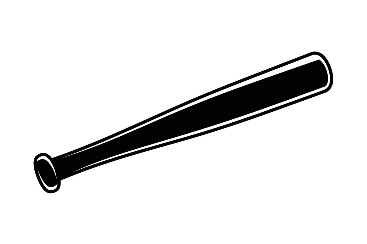Baseball Bat Silhouette Vector Bundl, an Illustration by Creativeshirt (Photo 4 of 51)