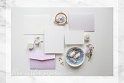 Lilac & Royal Stationery Mockup, a Photo by BlueHarborPaperie (Thumbnail 2 of 7)