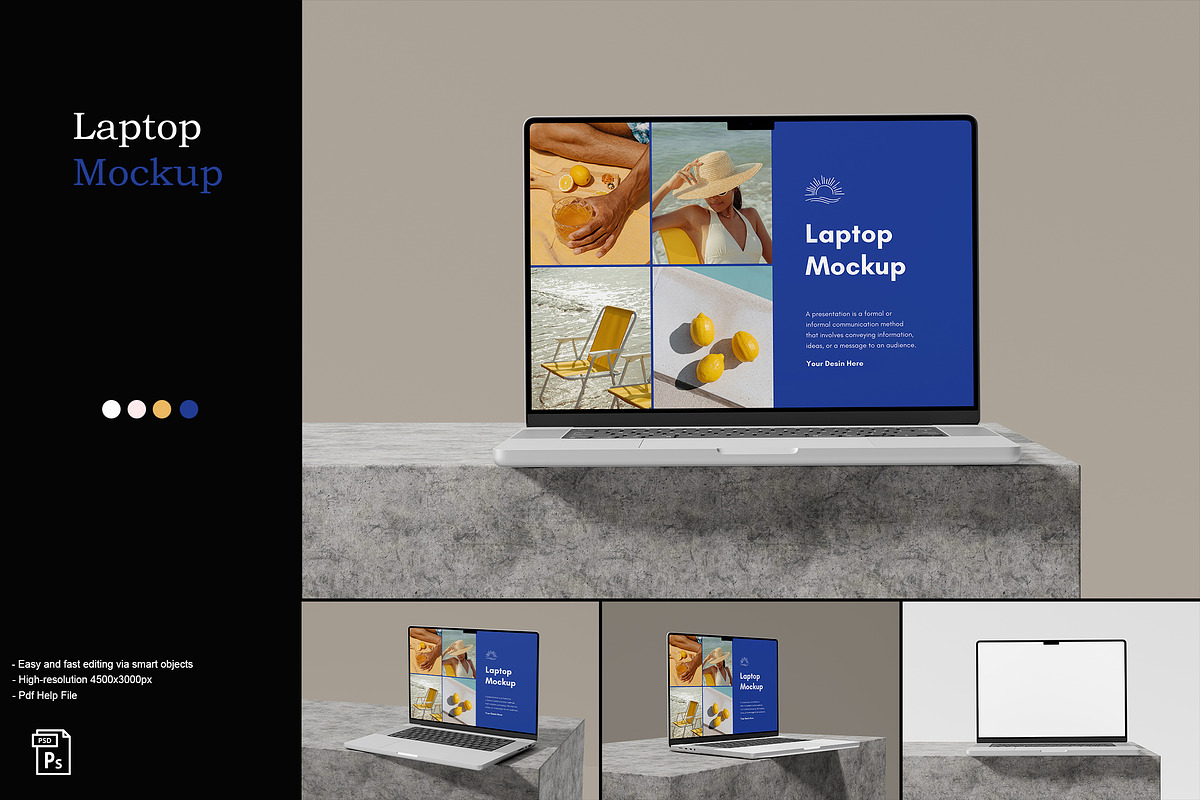 Laptop Mockup, a Mac Mockup by Design Source_ (Photo 1 of 4)