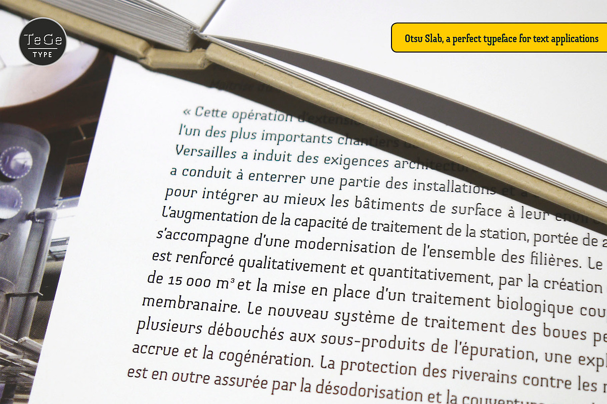 Otsu Slab, a Slab Serif Font by TeGeType foundry (Photo 2 of 6)