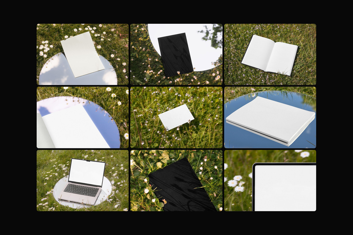 39 Mockup Bundle Dreamy Spring, a Mac Mockup by Burmess (Photo 4 of 11)