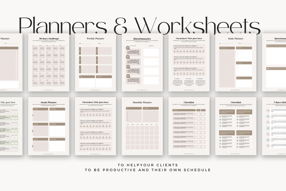 Canva Coaching Ebook WorkBook Maggie, a Magazine Template by Lovely Confetti (Photo 9 of 11)