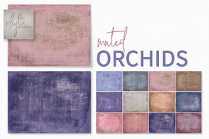 Muted Orchids, a Texture Graphic by rileyBgraphics