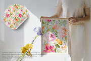vibrant spring florals pattern, a Pattern Graphic by Pink Studio Art (Thumbnail 2 of 5)