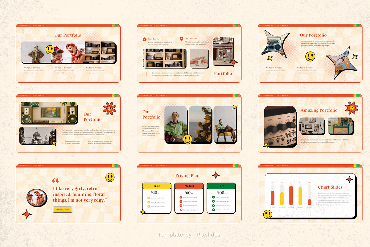 Retro and Vintage Style PowerPoint, a Presentation Template by Pixslides (Photo 4 of 5)