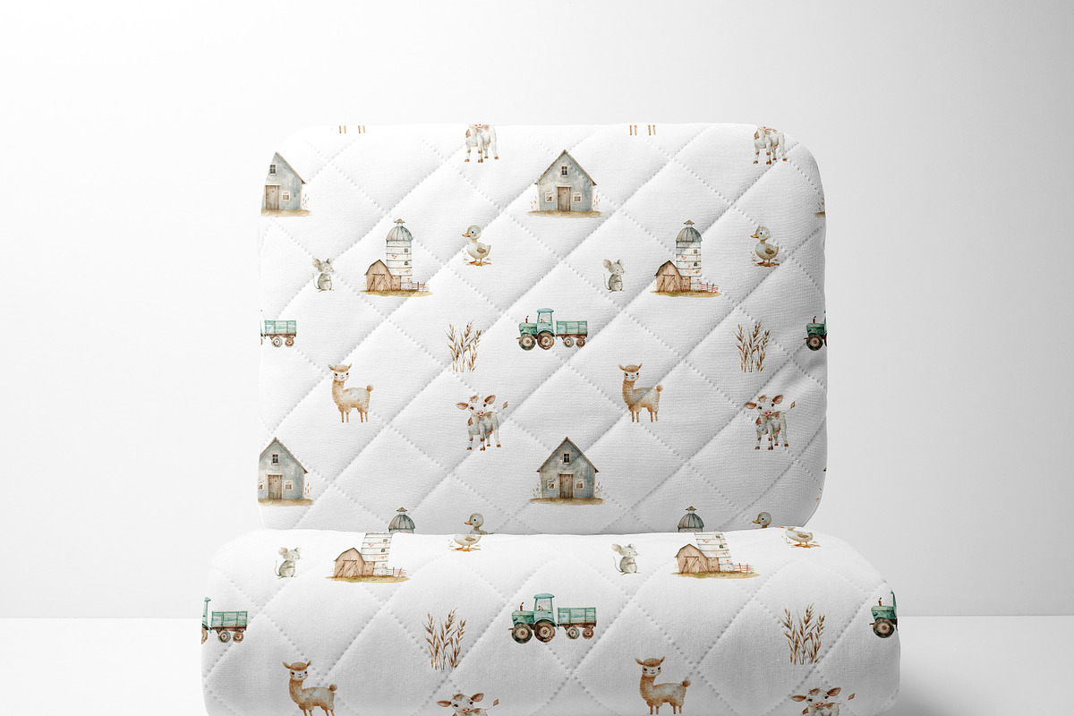 Nursery Little Farm Animals Set, an Object Graphic by Pati Paints (Photo 5 of 12)