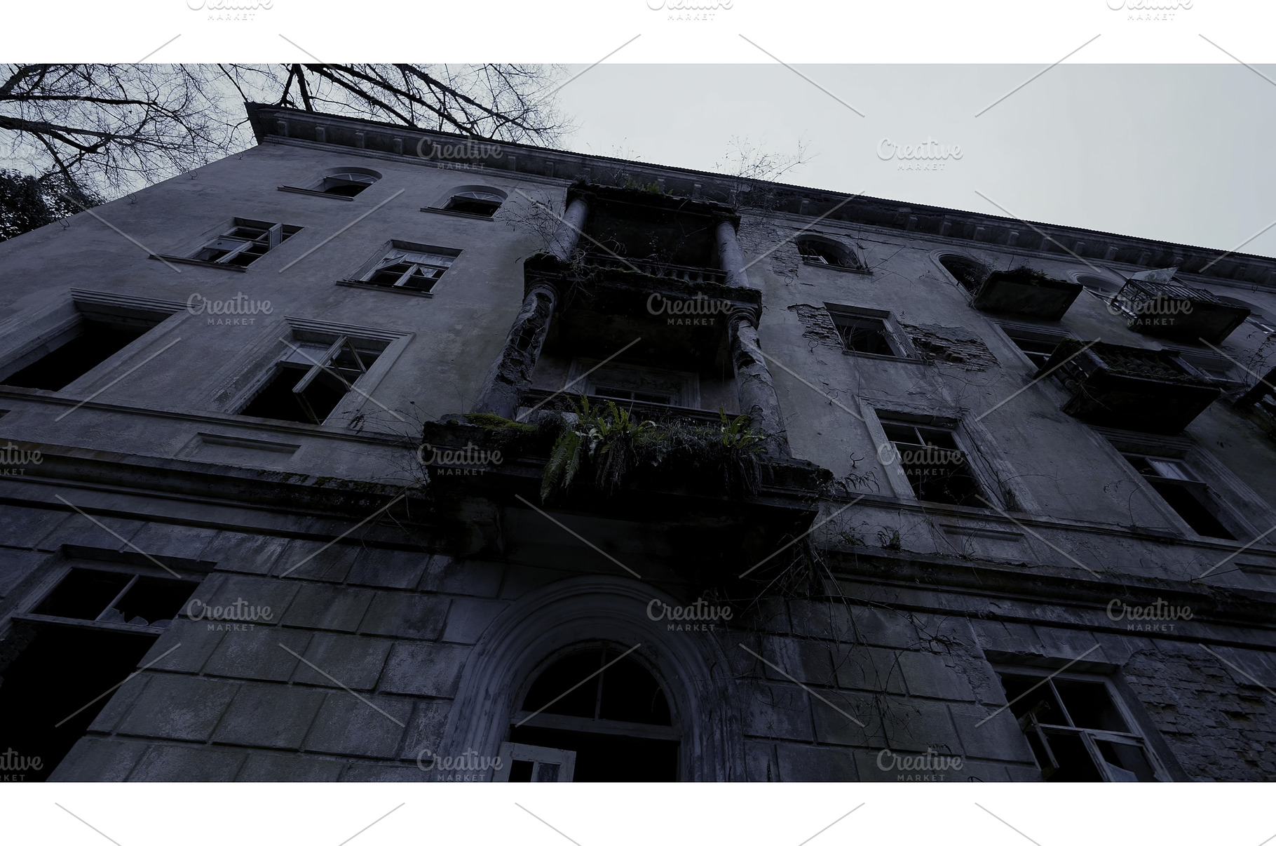 An old abandoned building.Action. A, an Architecture Photo by Media Whale Stock