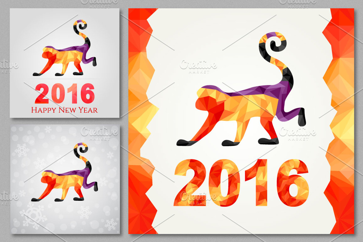 New Year seamless patterns, cards, a Texture Illustration by Dasha_D (Photo 2 of 5)