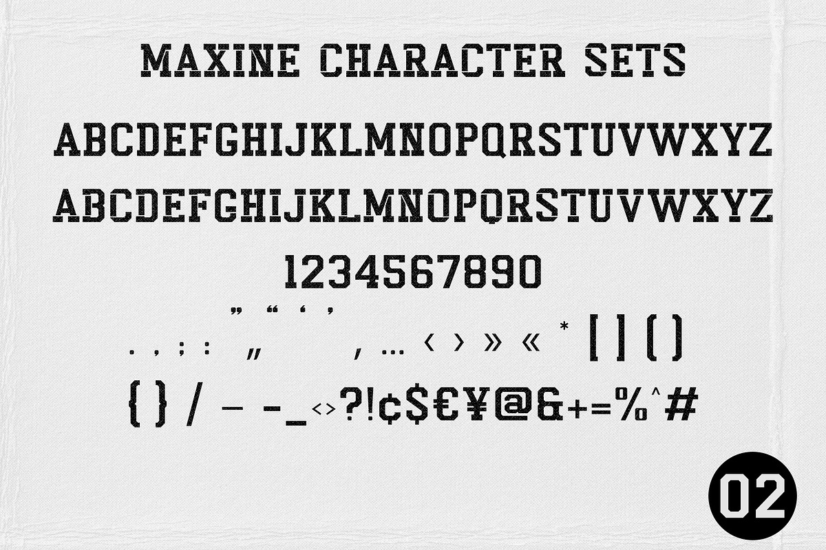 Maxine - Display Font, a Slab Serif Font by Almeera Std (Photo 3 of 5)