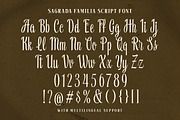 Sagrada Familia Font Collection, a Serif Font by Letterhend Studio (Thumbnail 5 of 9)
