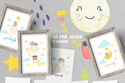 Good night. Cute bears collection., an Animal Illustration by Kate Art (Thumbnail 4 of 14)