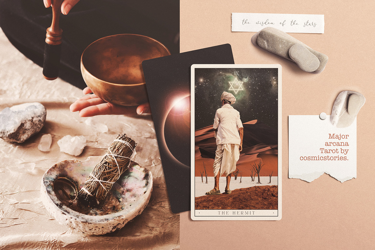 Tarot Deck Major Arcana Collage, an Object Graphic by CarmineType (Photo 5 of 9)