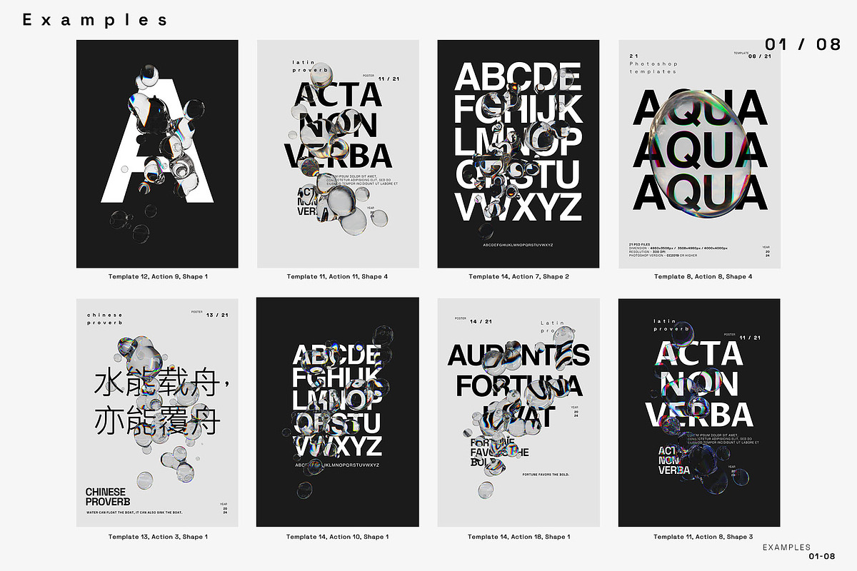 BENZINE - Liquid Photoshop Templates, a Design Template by Inartflow (Photo 11 of 21)