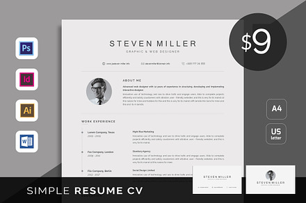 Resume/CV, a Resume Template by UX-group