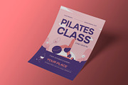 Pilates Class Flyer, a Flyer Template by Neermana (Thumbnail 2 of 4)