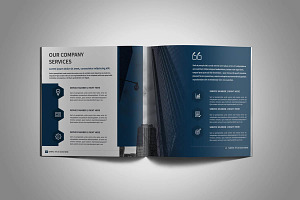 Corporate Square Brochure Template