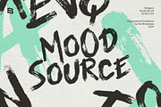 Mood Source; Rough Script Font, a Handwritten Font by Eko Bimantara (Thumbnail 1 of 5)