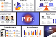 Business Plan Presentation Template, a Presentation Template by E-Type (Thumbnail 1 of 7)