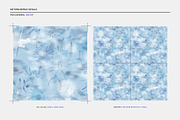 Soft Blue Floral Pattern, a Pattern Graphic by texvogue (Thumbnail 2 of 12)