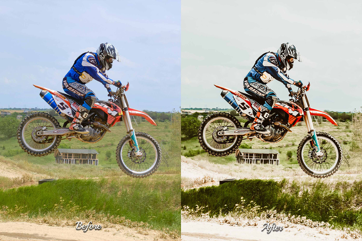 30 Motorcycle Photoshop Collection, an Action Add-On by 3Motional (Photo 6 of 11)