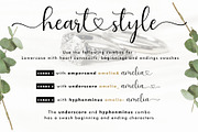 Heart Style | Wedding-Business Font, a Script Font by Jimtype Studio (Thumbnail 8 of 8)