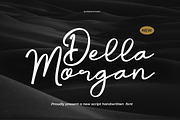 Della Morgan || Handwritten Font, a Handwritten Font by Idea Studio (Thumbnail 1 of 5)