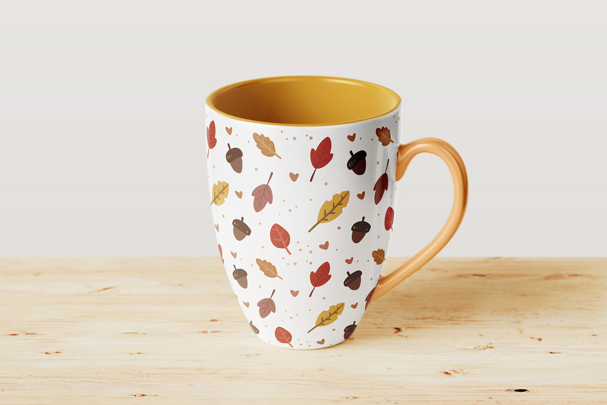 Autumn seamless pattern Vol 03, a Pattern Graphic by RizkaNurfazrina (Photo 4 of 7)