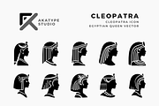 Cleopatra Icon Vector, an Icon by Akatype Studio (Thumbnail 1 of 3)
