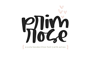 Primrose - Font with Extras, a Script Font by KA Designs (Thumbnail 1 of 10)