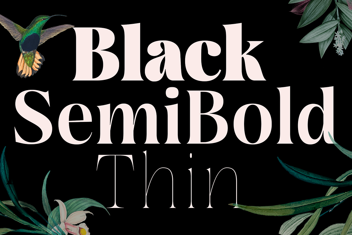 Rasbern — 18 Fonts, a Serif Font by Nasir Udin (Photo 2 of 17)