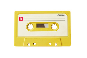 Retro compact audio cassette, a Technology Photo by BOOCYS
