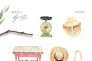 Watercolor Gardening And Farm Object, an Object Graphic by NiKO (Thumbnail 2 of 4)