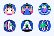 Metaverse Technology Illustration, a Technology Illustration by Creative Stall (Thumbnail 7 of 9)