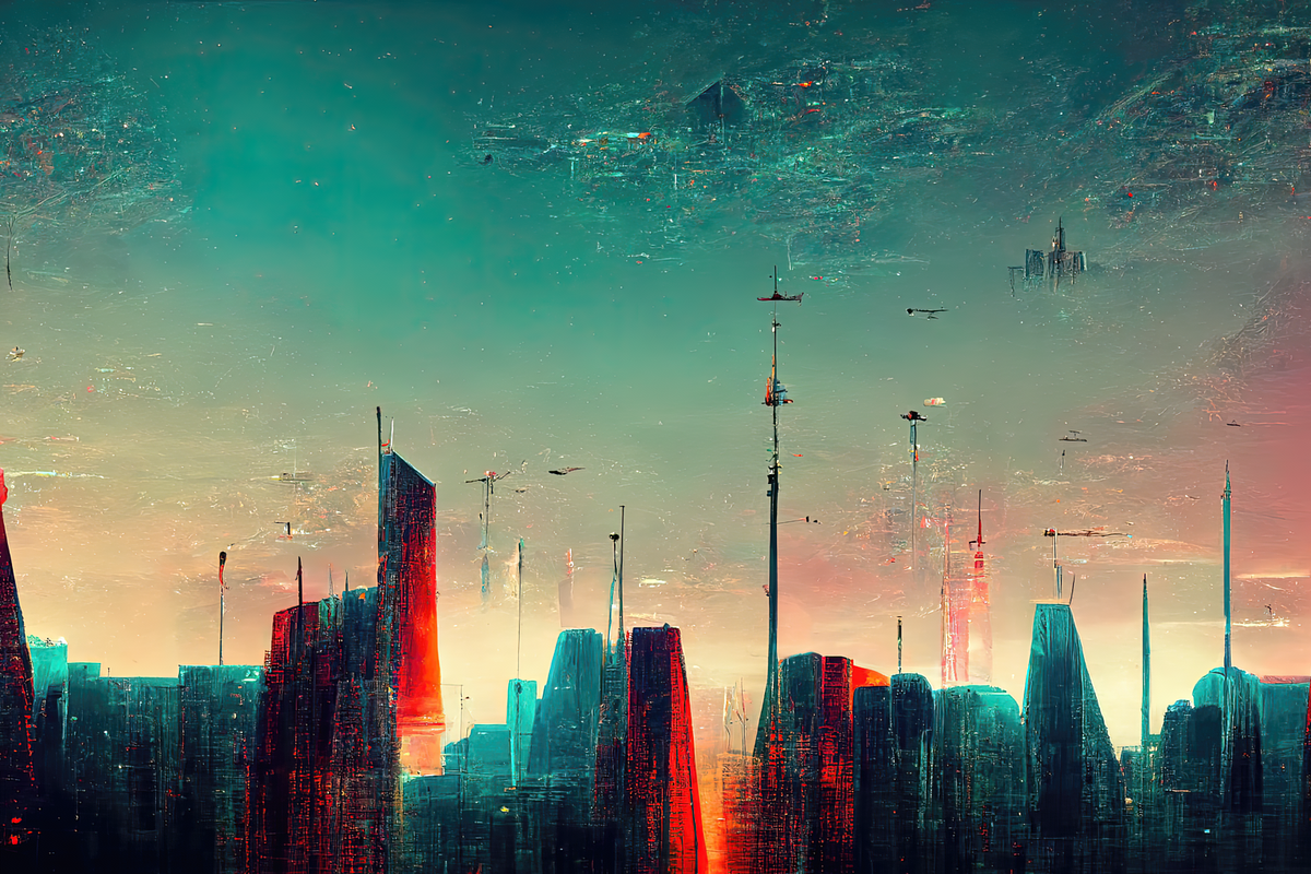 Glitch City Landscapes, an Illustration by OneOrEight (Photo 20 of 20)