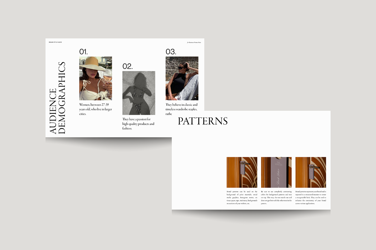 Luxury Brand Guidelines Templates, a Presentation Template by Brand & Bloom (Photo 7 of 10)