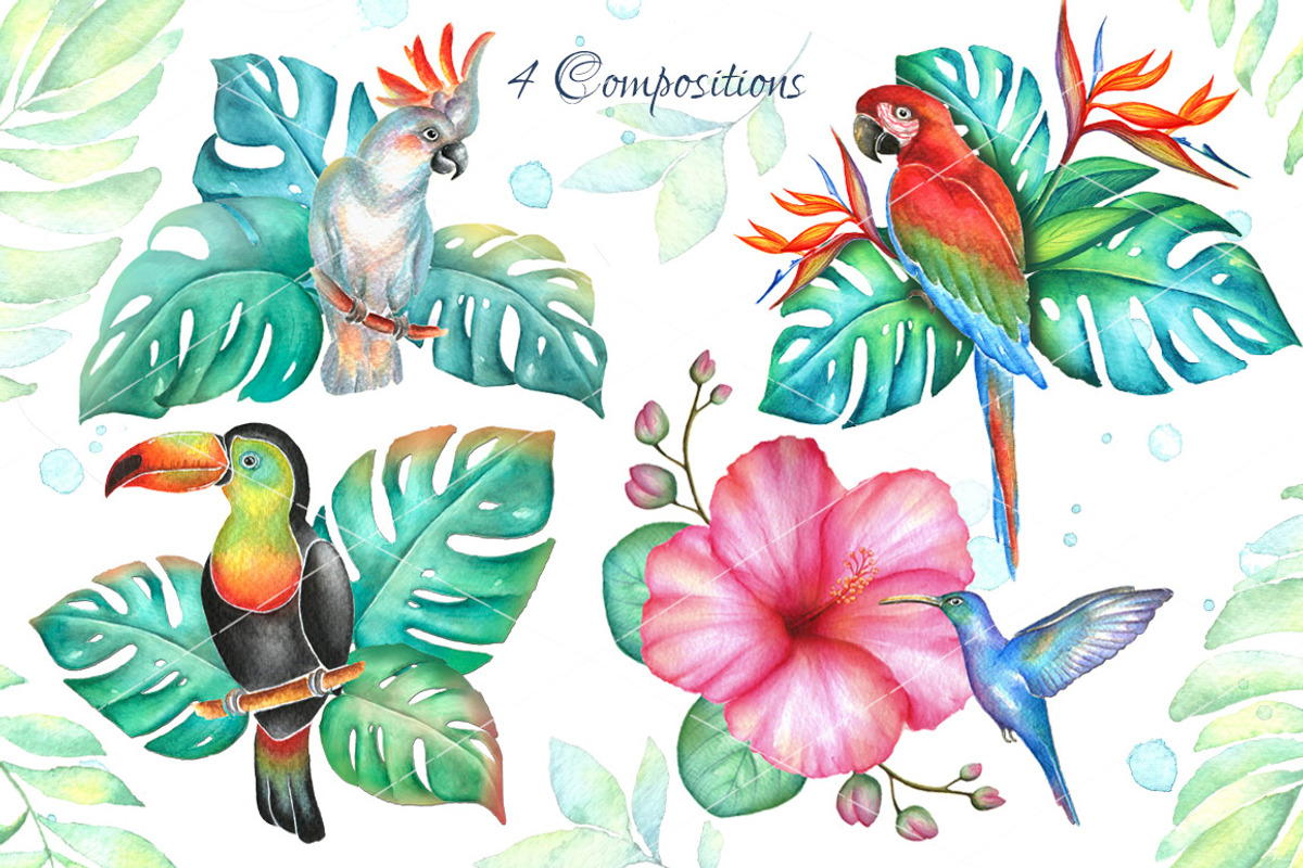 Big tropical bundle, an Illustration by artdreamer (Photo 4 of 10)