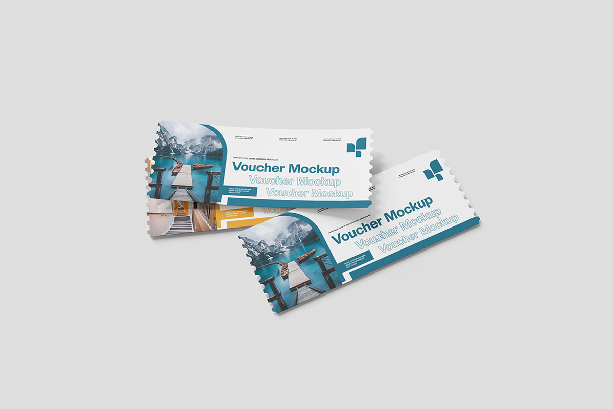 Voucher Mockup, a Product Mockup by bimockup (Photo 4 of 6)